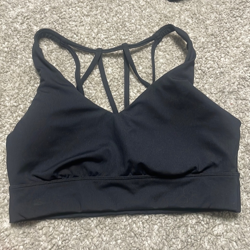 NWT all in motion black sports bra size S